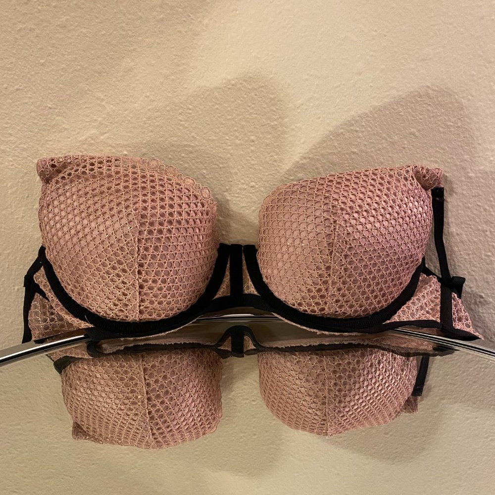 VS *Very Sexy Plunge Bra* PINK/BLACK size 36B